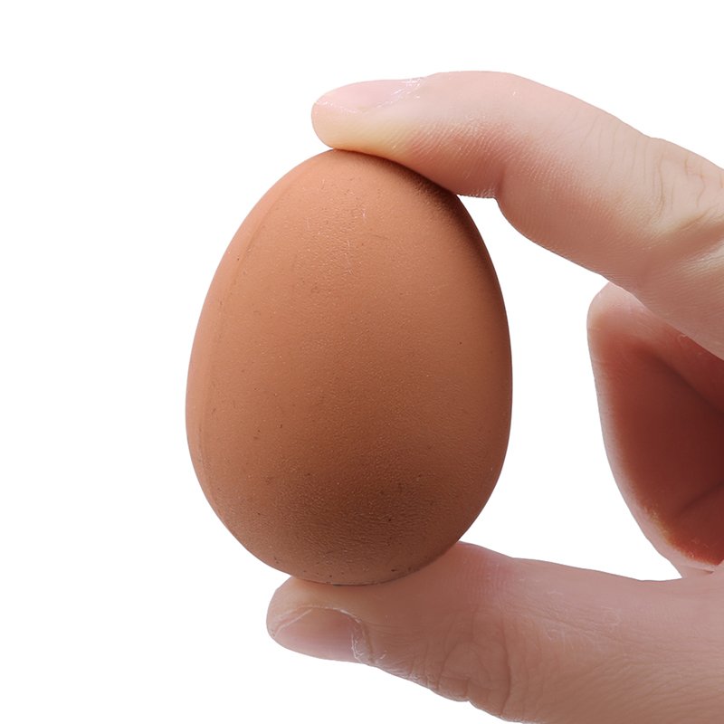 1 pçs novidade ovos saltitantes realista falso borracha saltando bolas modelo fazenda frango nidificação galinha incubação ovo brinquedo para animais de estimação brincadeira piada