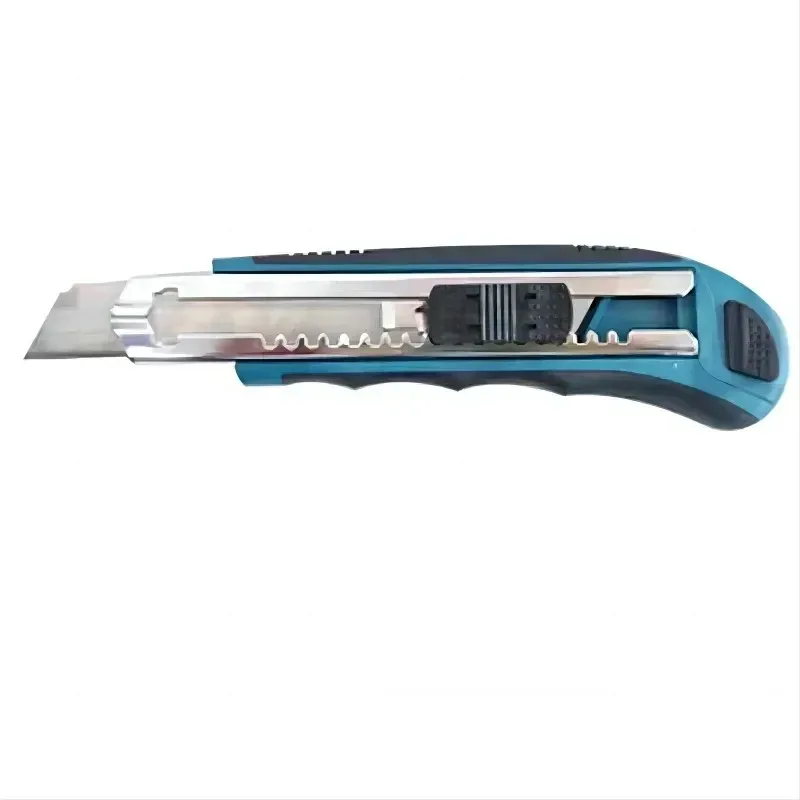 MAKITA ‎ D-65713 18mm Slide Lock Snap Off Knife Total 8 Lâminas Lâminas Extra Retráteis Faca com Cabo de Borracha Confortável