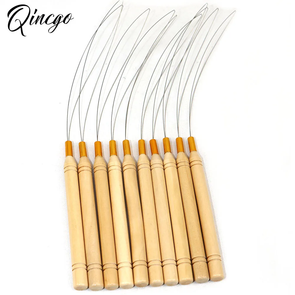 6 Chiếc Micro Nhẫn Vòng Dụng Cụ Vòng Threader Kéo Kim Sử Dụng Với Tóc Kìm Và Hạt Cho Tóc Lông Vũ nối Dài Dụng Cụ