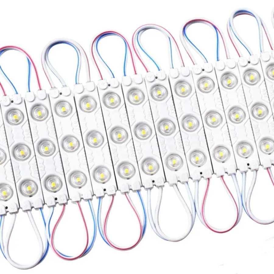 20 sztuk/partia Moduł LED 2835 Wewnętrzny/Zewnętrzny Wodoodporny do Podświetlania Tablic Reklamowych DC12V Lampa do Liter Reklamowych Sklepowych