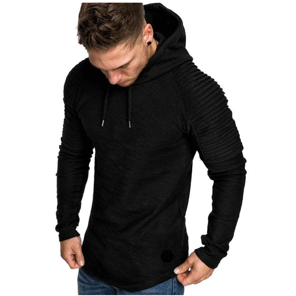 MRMT 2025 브랜드 뉴 후드 티셔츠 라글란 프린지 폴드 긴 소매 남성 Hoody 풀오버 의류 남성 후드 티 스웨터