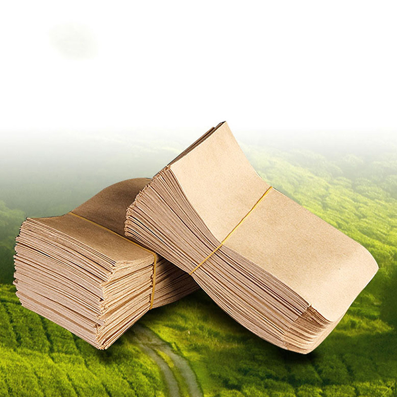 100Pcs 10*6cm Kraft Paper Seed Bag Garden Home Seed Soaking Bag Pollen Isolation Bag Seed Storage Bag
