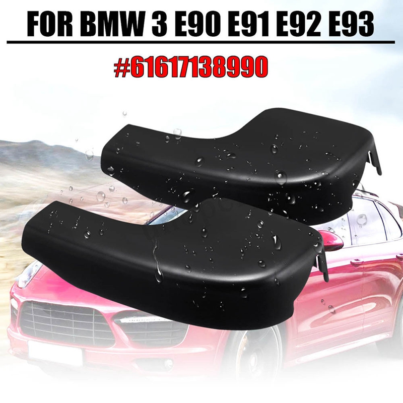2X Mặt Trận Mới Kính Chắn Gió Khăn Lau Cánh Tay Có Mũ Cho Xe Bmw 3 E90 E91 E92 #61617138990
