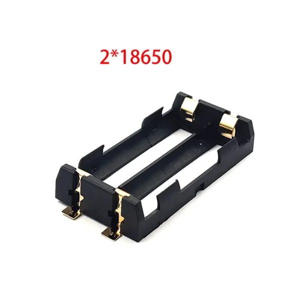 18650 Batería Single/Double/Triple/Cuatro SMT 1 posición 2 posiciones 3 posiciones 4 posiciones Soporte de batería chapado en oro SMD