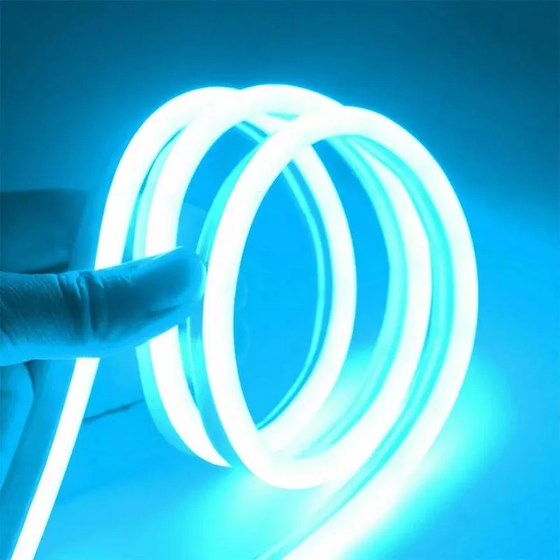5V 12V 24V Led Neon Strip Lights Flex Băng Không Thấm Nước Dây Silicon Ống Thanh 6Mm Hẹp tự Làm Giáng Sinh Kỳ Nghỉ Trang Trí Ánh Sáng DC