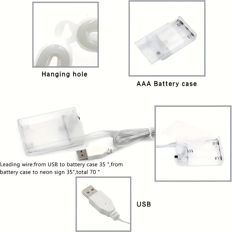 바 침실 게임룸 웨딩 파티 벽 장식 크리스마스 선물 맞춤형 조명용 USB/배터리 LED 네온 사인