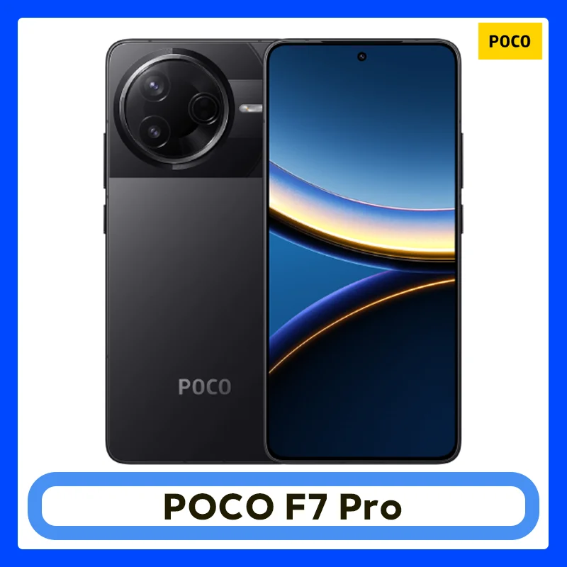 POCO F7 Pro versione globale Smartphone NFC Snapdragon®Display AMOLED 8 Gen 3 6000mAh 6.67 "2K 90W HyperCharge 5G