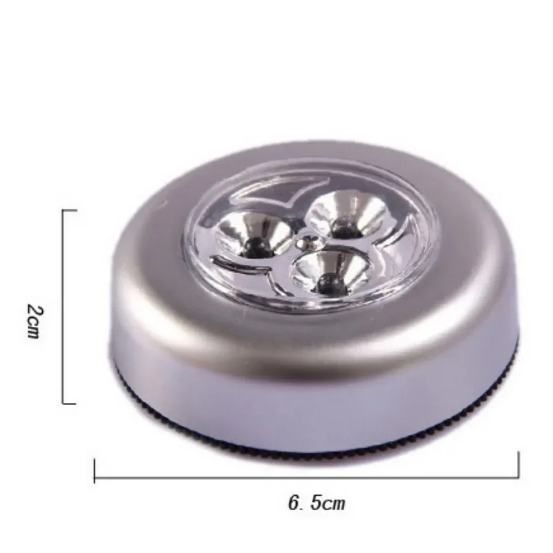 Wardrobe Bedroom Stairs Mini Touch Control Night Light Kitchen Wireless LED Cabinet Light Battery Powered Closet Light Lamp