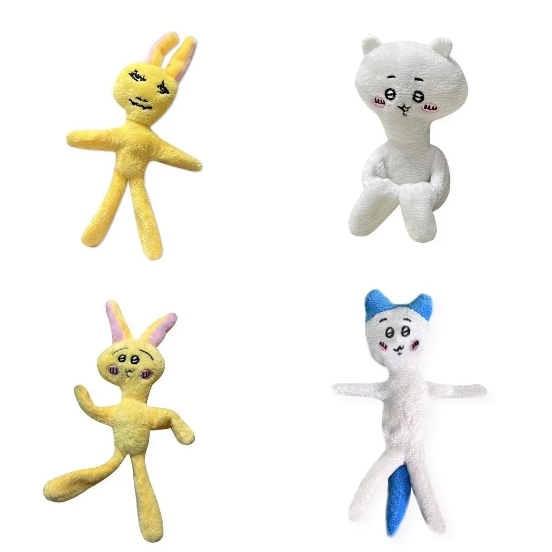 MINISO Chiikawas 10 ซม.ตุ๊กตา Kawaii Hachiware อะนิเมะน่ารัก Usagi การ์ตูนกระเป๋าโทรศัพท์มือถือตุ๊กตา Plush กระเป๋านักเรียนจี้ของเล่นของขวัญ
