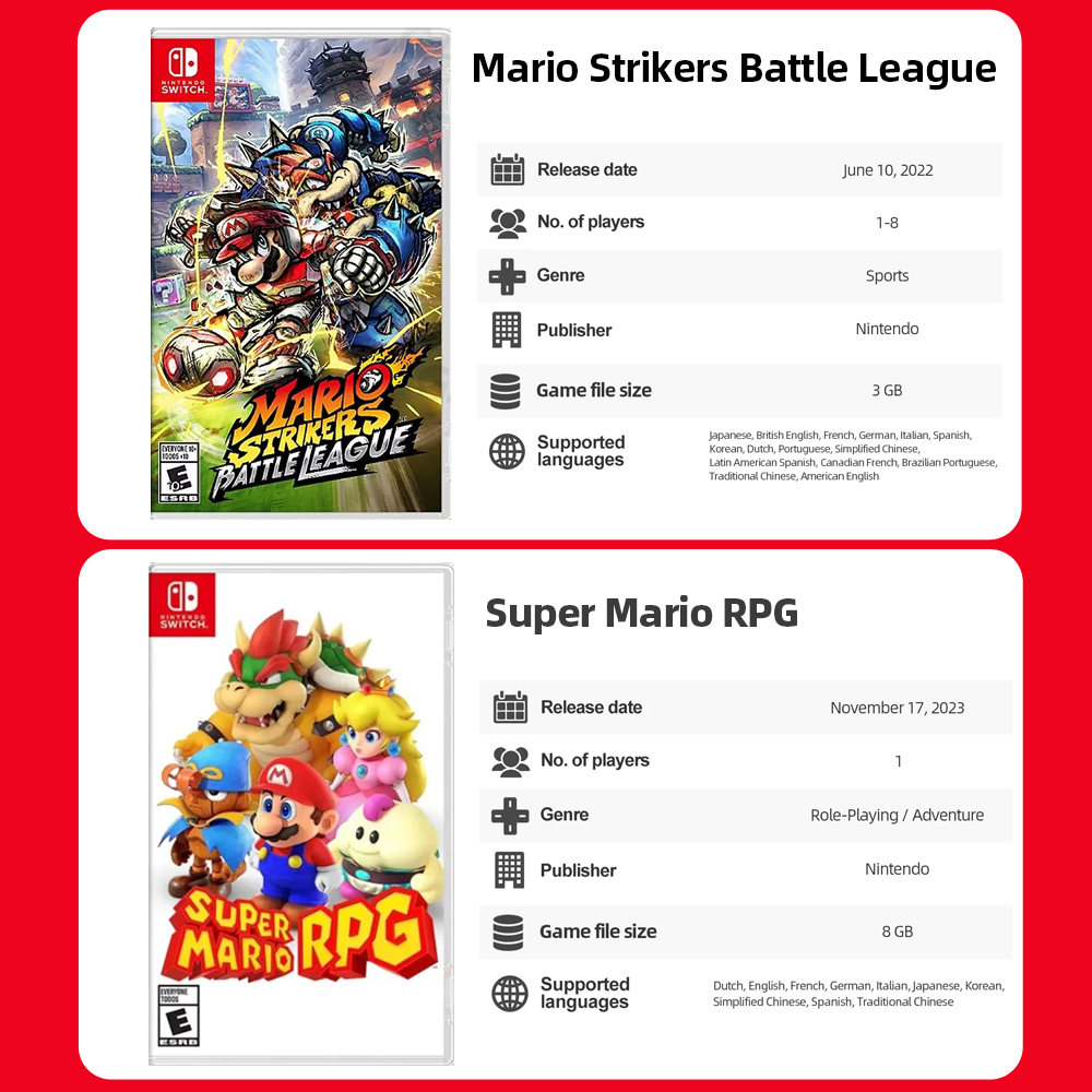 Mario Kart 8 Deluxe Nintendo Switch Game Deals 100% Official Original Physical Game Card Racing Genre for Switch OLED Lite