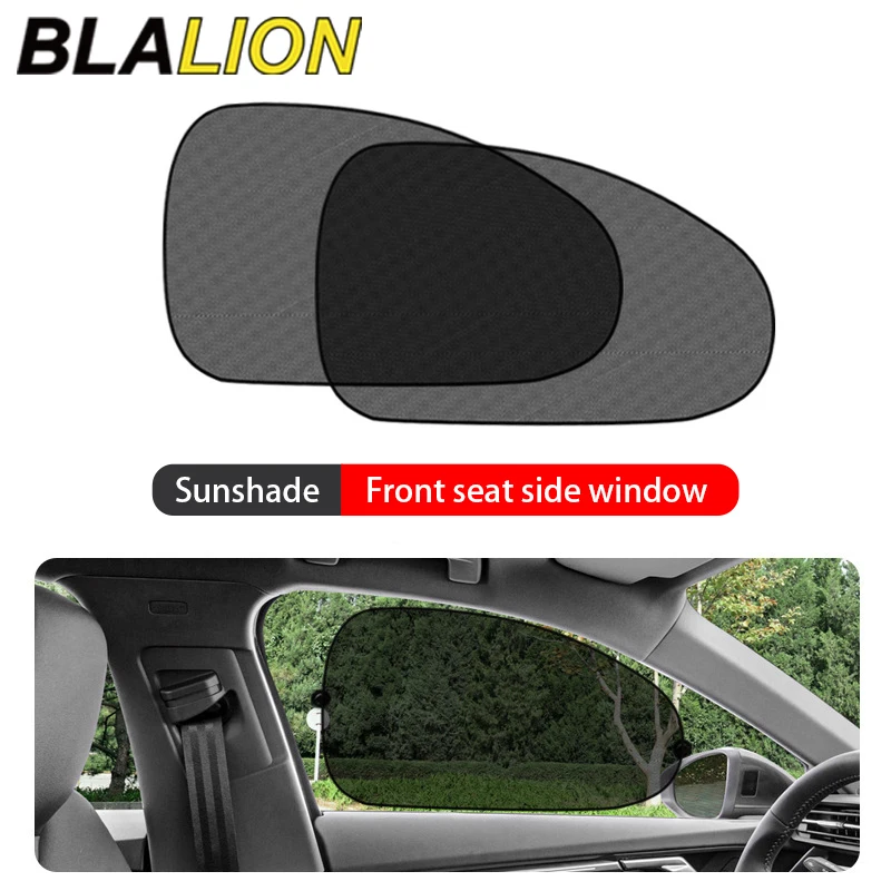 BLALION 車のサンシェードカバーカバーユニバーサルフロントガラス折りたたみバイザーリフレクターフロントガラス自動車サンシェードプロテクターアクセサリー