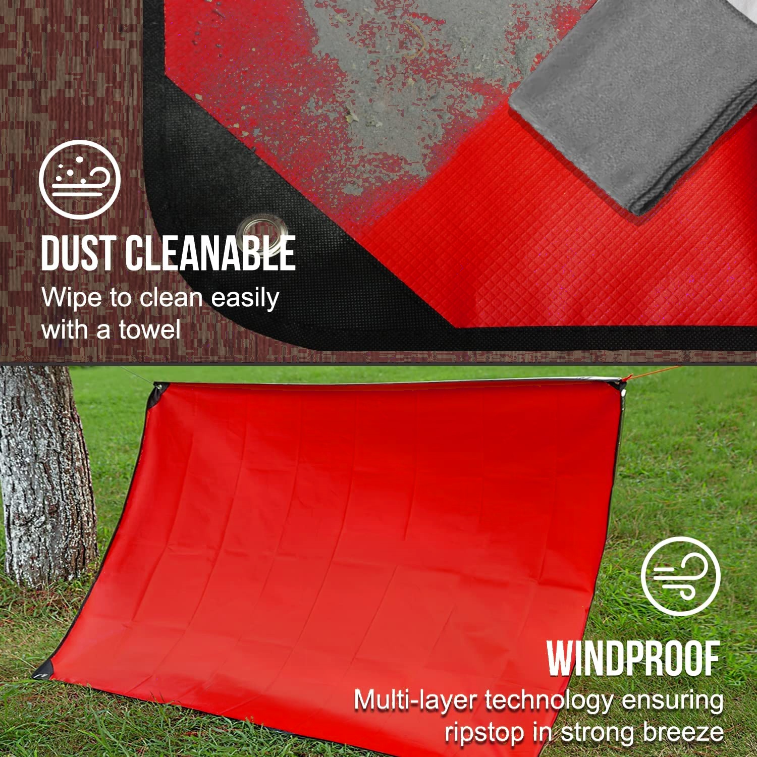 Hochleistungs-Notfall decke Überlebens ausrüstung wasserdichte isolierte Decke Notfall plane für Camping, Wandern, Bush craft