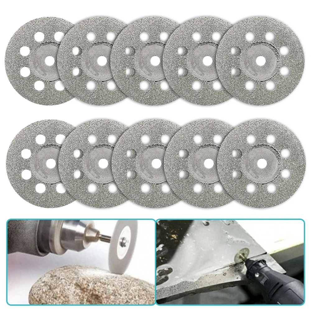 6-32 pezzi mini set di lame per sega circolare levigatura disco da taglio per mola per accessori Dremel utensili rotanti per taglio metalli