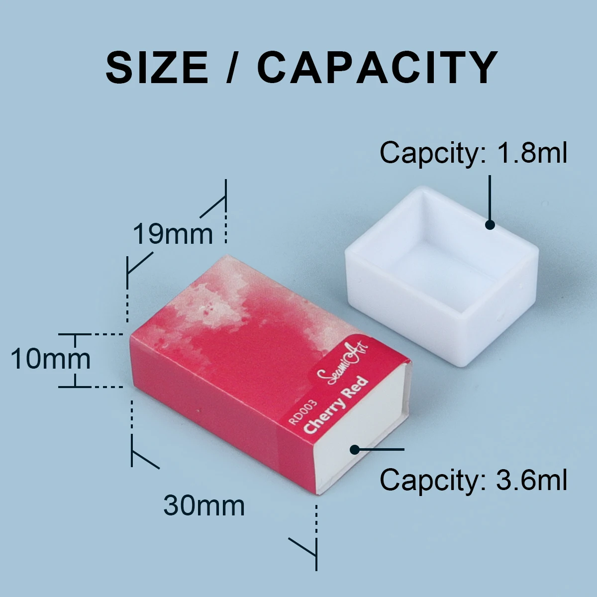 SeamiArt Mới 26 Màu Loại Đơn Full Chảo Nghệ Sĩ Cao Cấp Chắc Chắn Sơn Màu Nước Cho Nghệ Thuật Vẽ Nghệ Thuật Tiếp Liệu