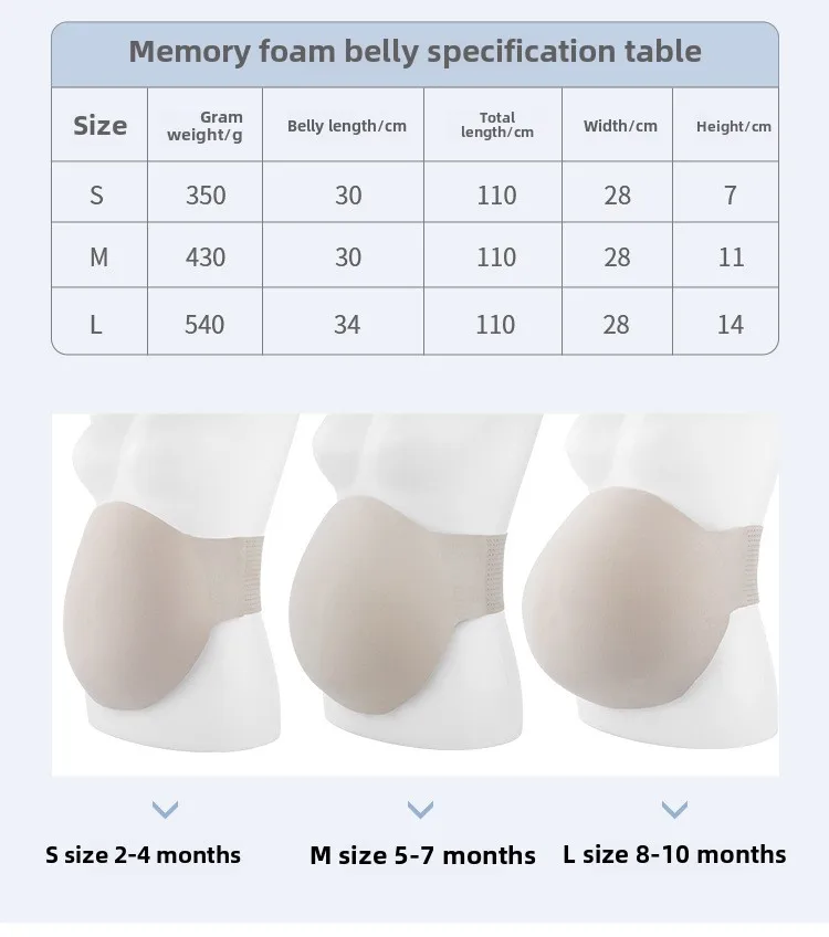 Light Props, Fake Belly Props, Fake Belly Big Breathable Simulation Super Performance