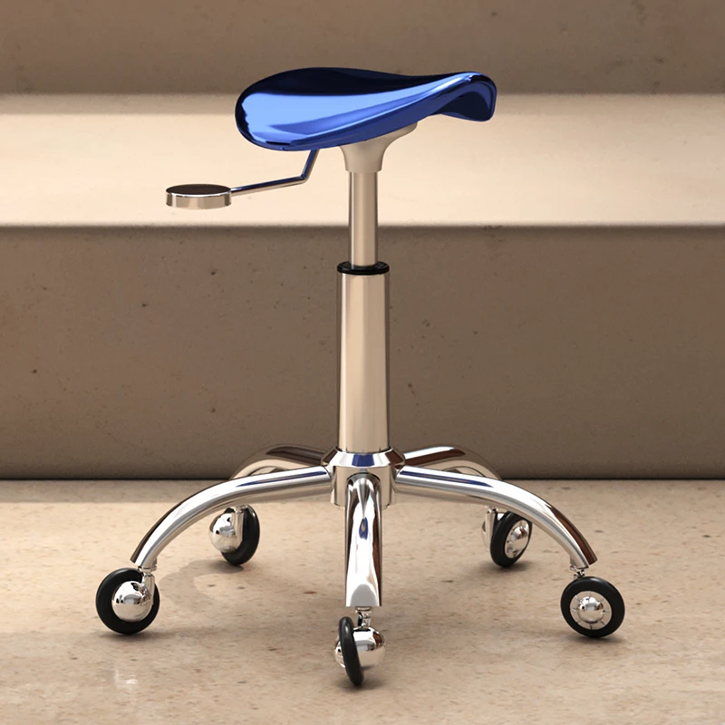 2025 อัพเกรด Ergonomic Hairdressing สตูลเงียบล้อยกไฮดรอลิกตัดผมเก้าอี้สําหรับ Home Salon/ร้านตัดผม/สตูดิโอเล็บ