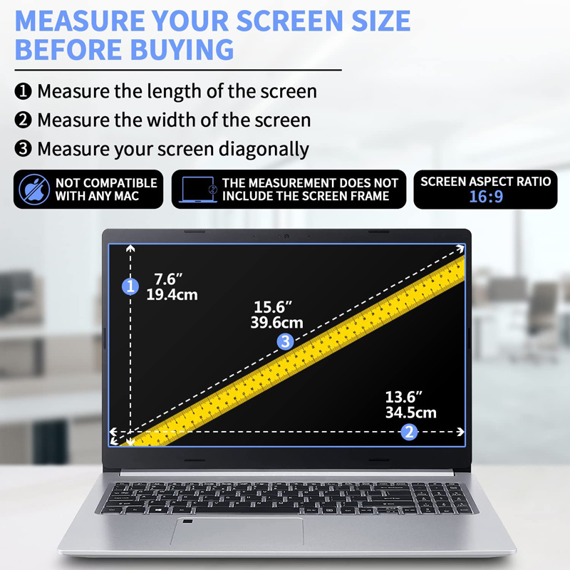 15.6 Inch Schermverhouding 16:9 Notebook Screen Protector Zachte Film Voor DELL/ASUS/Samsung/Lenovo/Toshiba Laptop Tablet