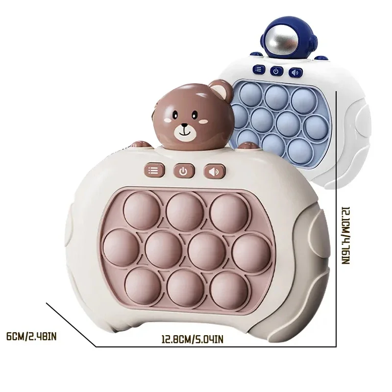 Pop Quick Push Bubbles เกมของเล่น Whac-A-Mole บีบของเล่นป้องกันความเครียด Sensory Bubble Pop Fidget ของขวัญของเล่นสําหรับเด็ก