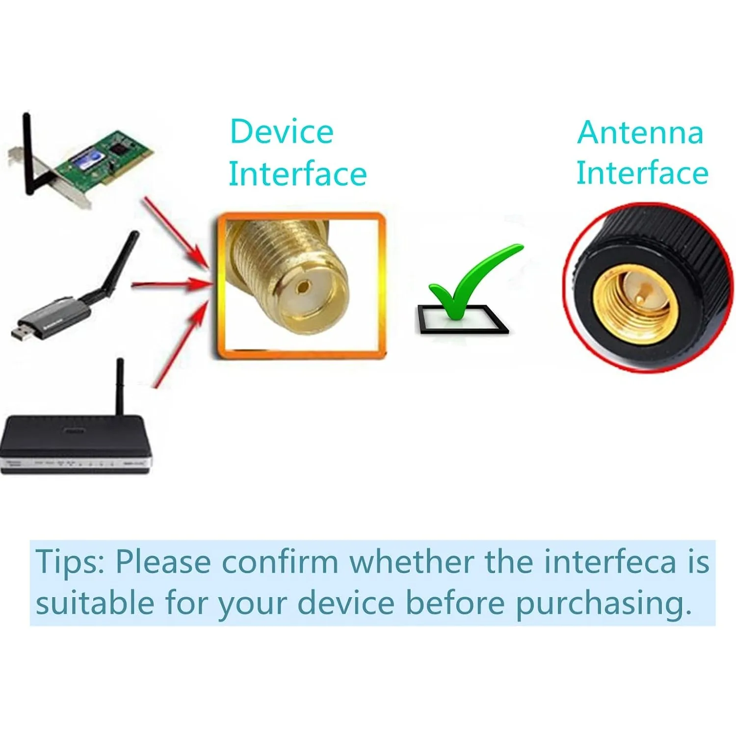 Antenna per router wireless 2PCS 4G LTE Antenna per guadagno di segnale 2X 5dBi con connettore SMA per router CPE Huawei B310/B593/B315s/E5186s
