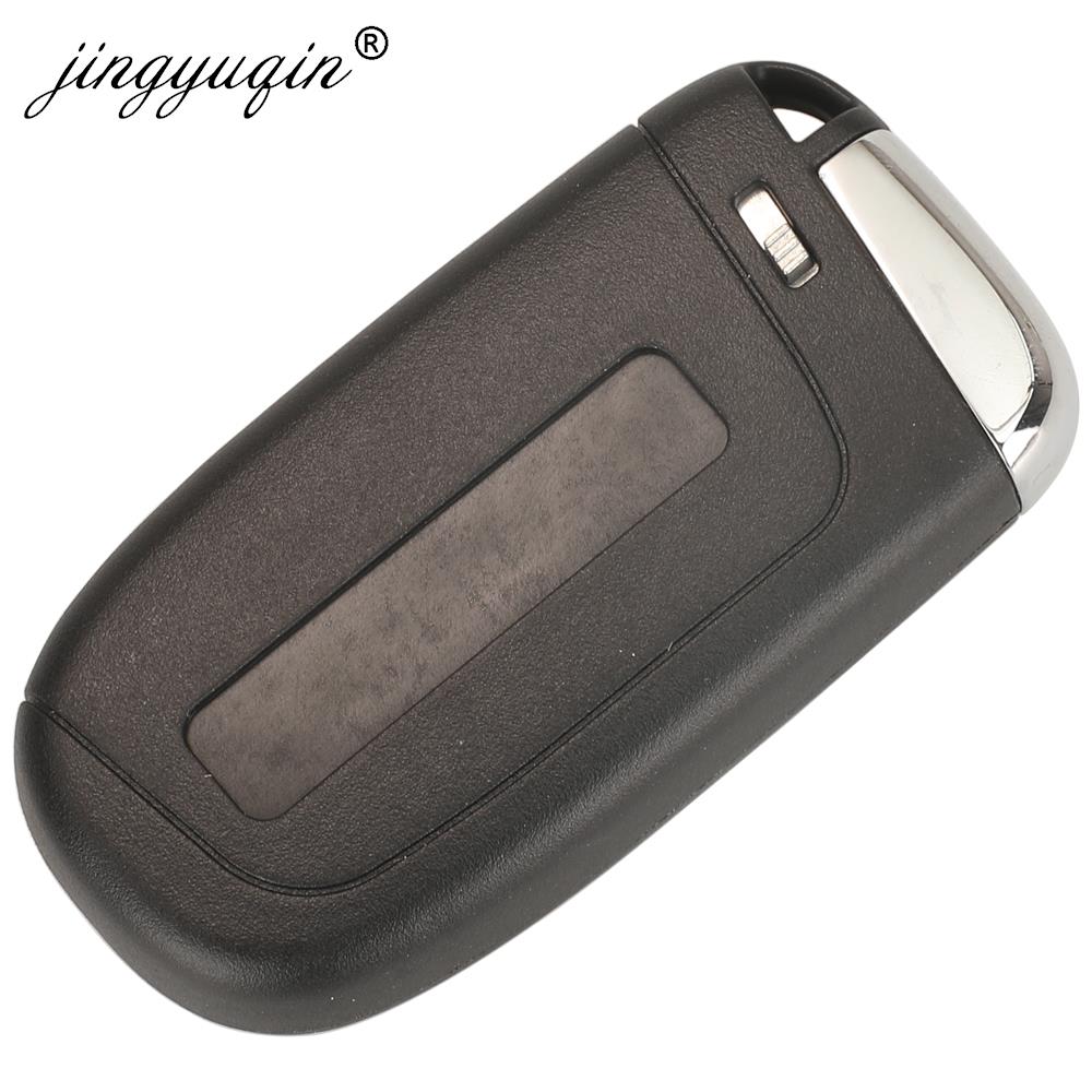 jingyuqin SIP22 Blade Smart Remote Car Key Shell Fob for Jeep Renegade Compass 3/4/5 Buttons Auto SUV Keyless Entry Fob Case