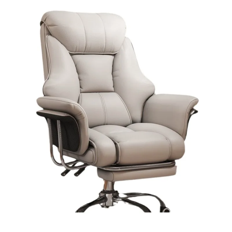 AOLIVIYA Boss เก้าอี้โฮมออฟฟิศเก้าอี้คอมพิวเตอร์สบายอยู่ประจําคอมพิวเตอร์โซฟาเก้าอี้ศึกษา E-sports ที่นั่งนอน