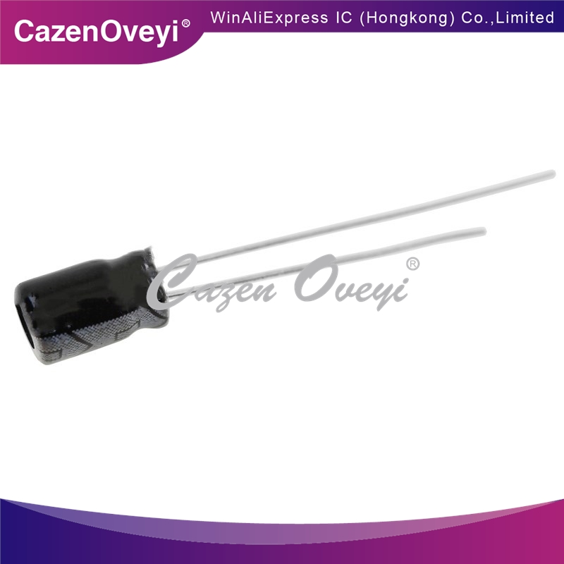 50pcs/lot In-line electrolytic capacitor 25V330UF 25V 330UF
