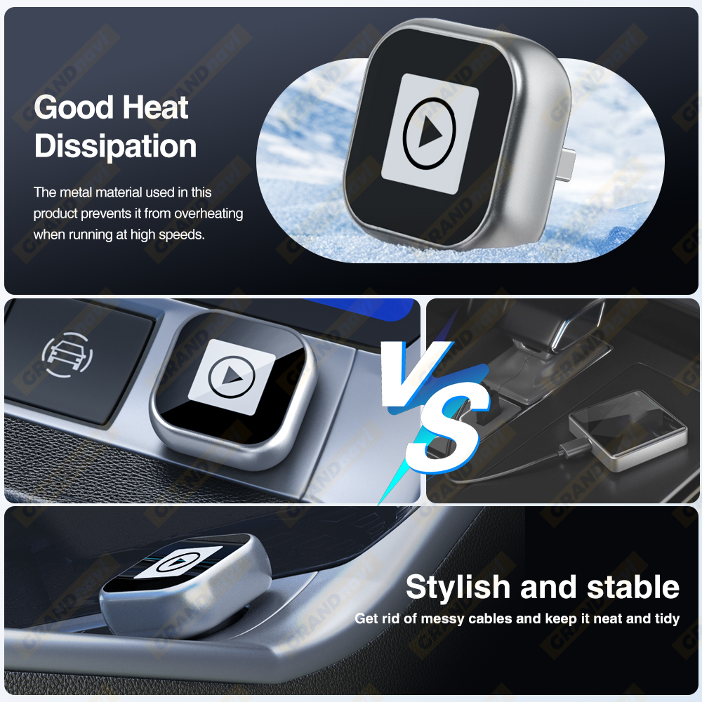 New Wireless CarPlay Android Auto Adapter USB Dongle Smart Mini Box Plug And Play Universal For VW Toyota Nissan Honda Ford Benz