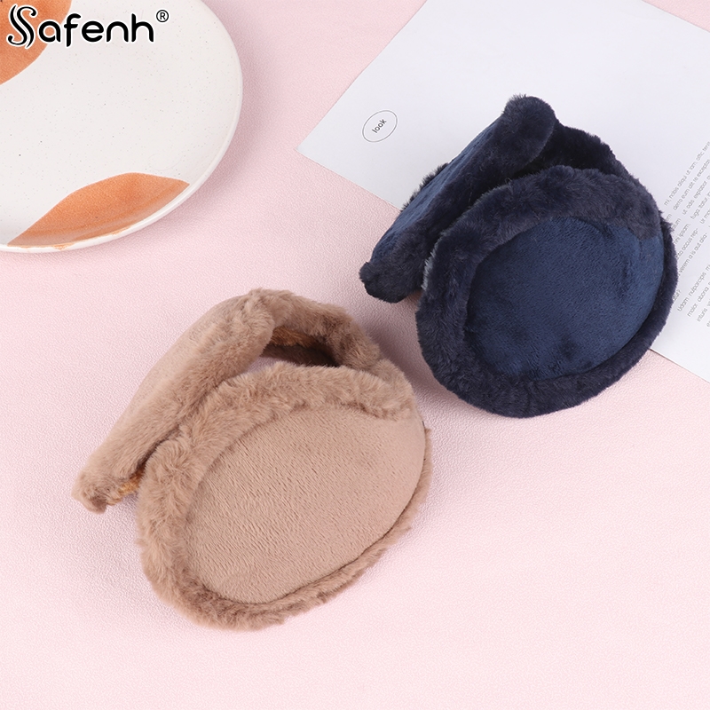 Soft Windproof Earmuffs Men Women's Ear Warm Protector Thicken Plush Winter Warm Fleece Earmuff Outdoor Cycling Warmer Ear Muffs