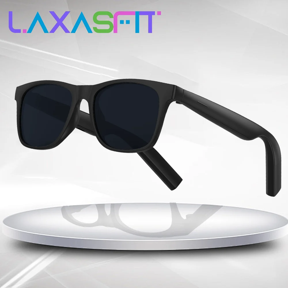 LAXASFIT 2025 Nieuwe mannen Slimme Bril vrouwen Bluetooth Bril Spraakoproep Controle Muziek UV Gepolariseerde Zonnebril