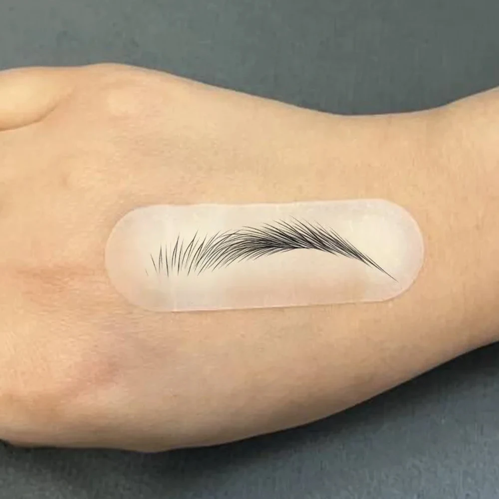 Transferencia de cejas pegatina de piel tatuaje operación Real práctica permanente silicona tatuaje suministros de entrenamiento protección de cejas