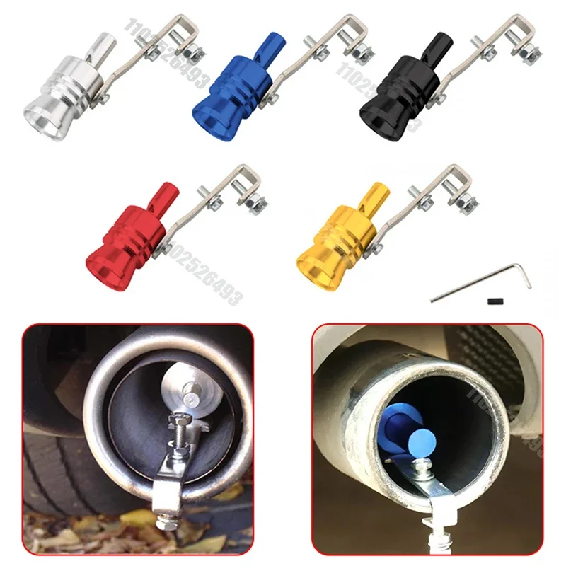 Neuer Sound Simulator Universal Auto Turbo Sound Whistle Fahrzeug Refit Gerät Auspuffrohr Turbo Sound Whistle Auto Turbo Schall dämpfer