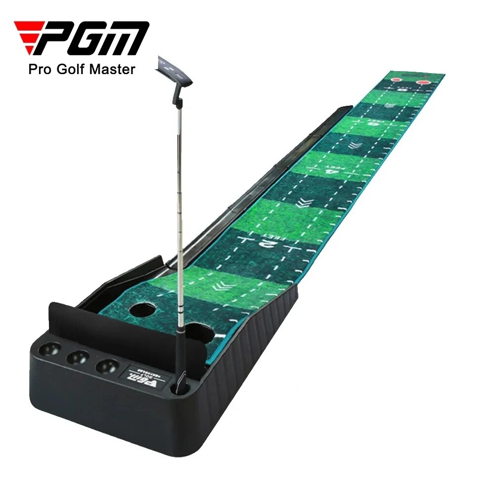 PGM-alfombra verde de Golf TL021, juego de práctica, retorno de pelota, Mini Golf, Putting, Fairway Mat, 3M