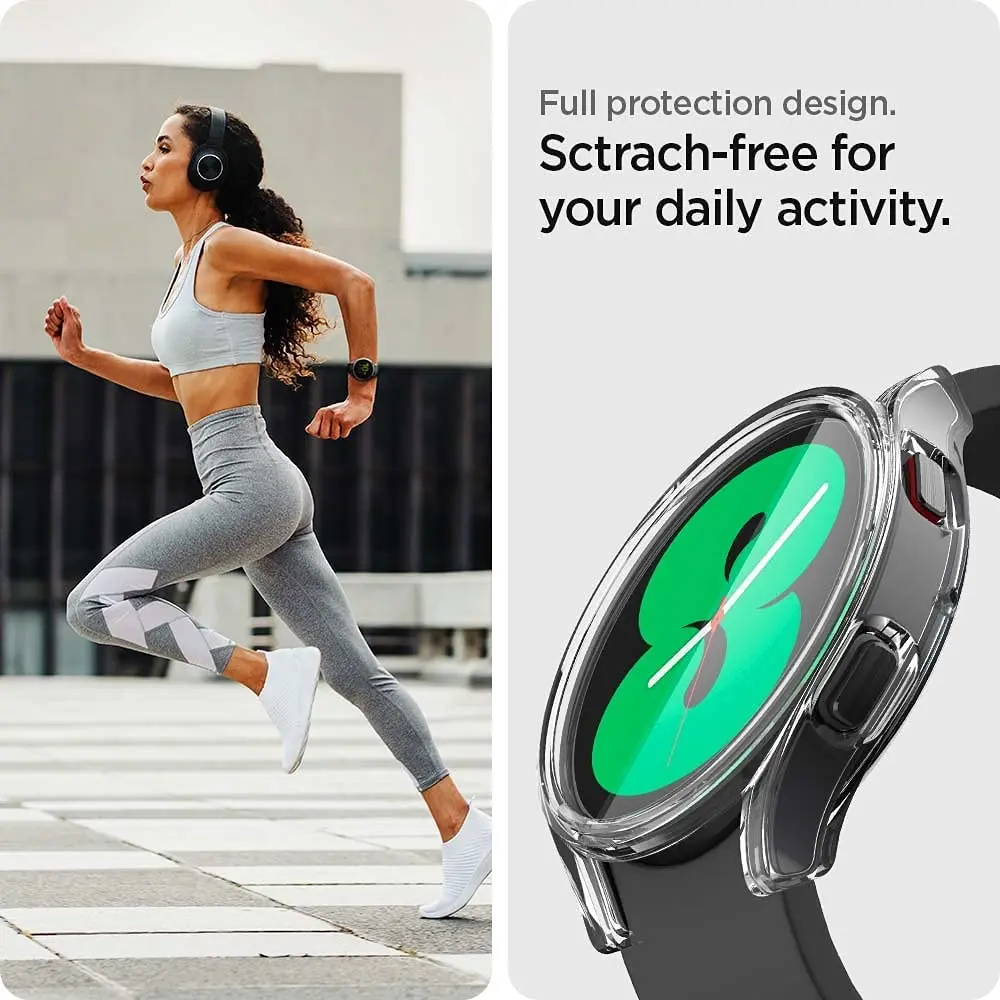 Adatto per Samsung Galaxy Watch 4 5 6 7 40mm 44mm Custodia protettiva antiurto e resistente ai graffi in materiale morbido completamente coperto