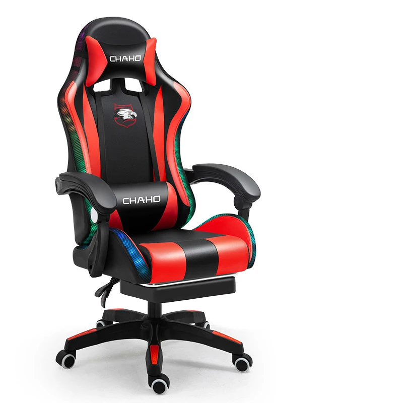 2022 Máy Tính Mới Ghế Xanh Chơi Game PU Da Công Sở Xoay Nâng NỘI THẤT PHÒNG NGỦ Fashin RGB Sillas Game Thủ Ghế