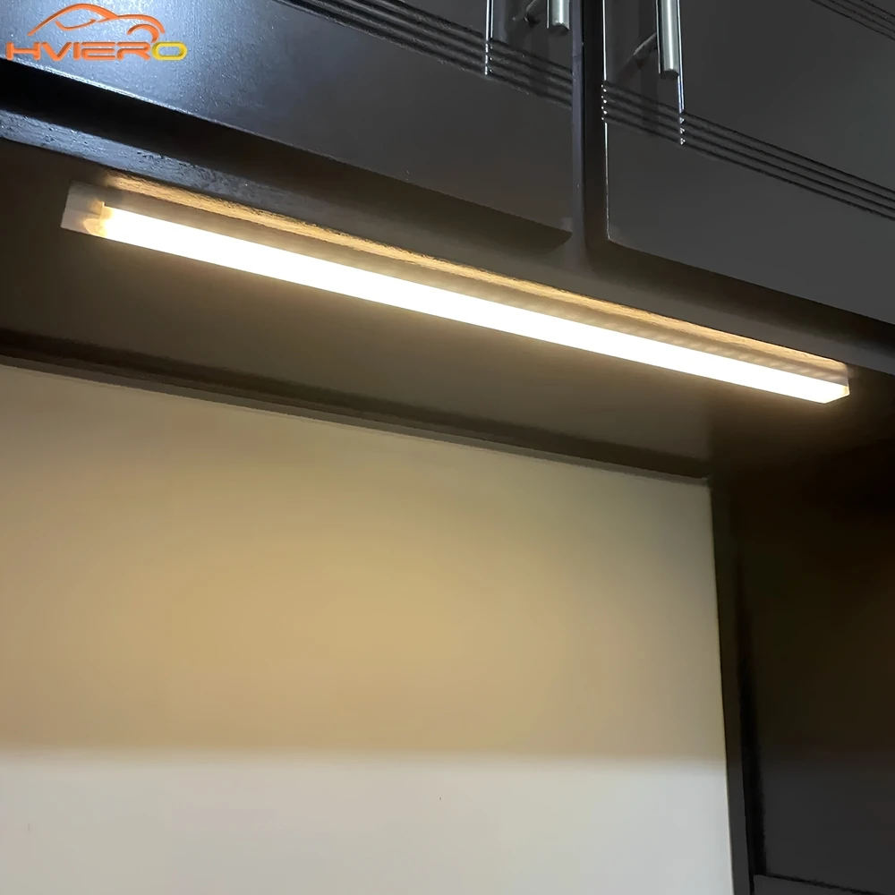 Bewegingssensor Nachtverlichting Draadloze LED-lamp USB Oplaadbaar Magnetisch Voor Garderobe Kamer Kast Keuken Gangpad Buis Detector Lamp