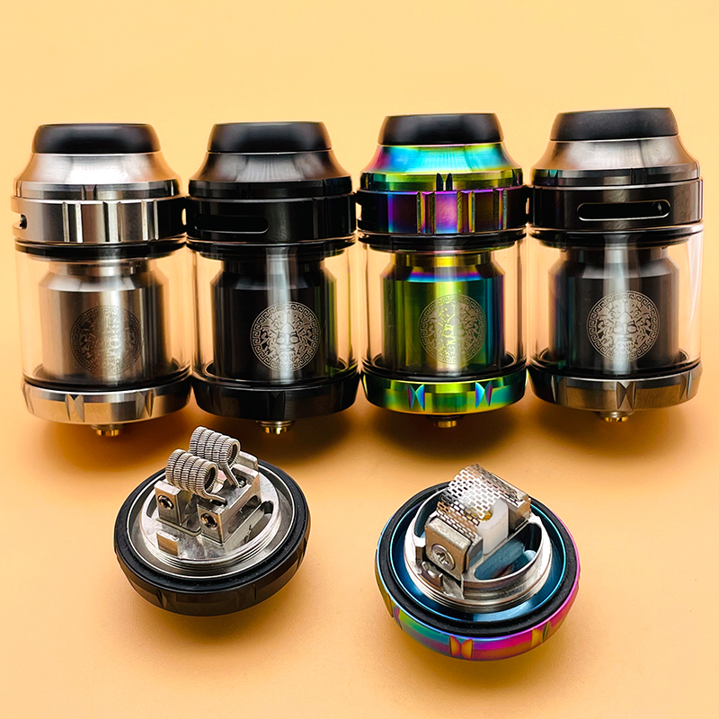 DSX Zeus X RTA Zeus x Mesh RTA Atomizador 3,5/4,5 ml 25 mm 316ss Doble bobina Reconstruible RTA Vape Tank vs Kylin RTA