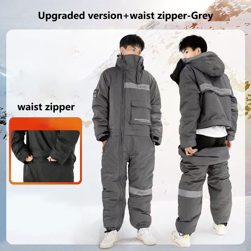 Motorradfahren Kalte Kleidung Winter Warme Winddichte Kleidung Integrierte Schnell Dressing Ski Angeln Anzug Motorrad Ausrüstung