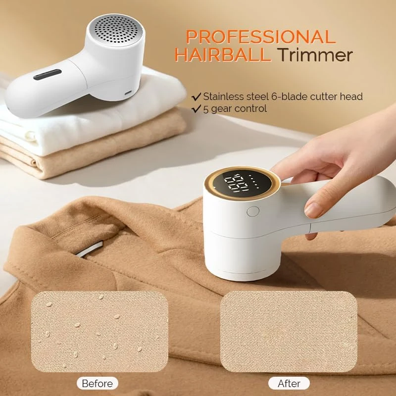 XIAOMI Lint Remover For Clothing Portable Electric Fuzz Pellet Remover LED Display Rechargeable for Clothes Shaver Fluff Remover