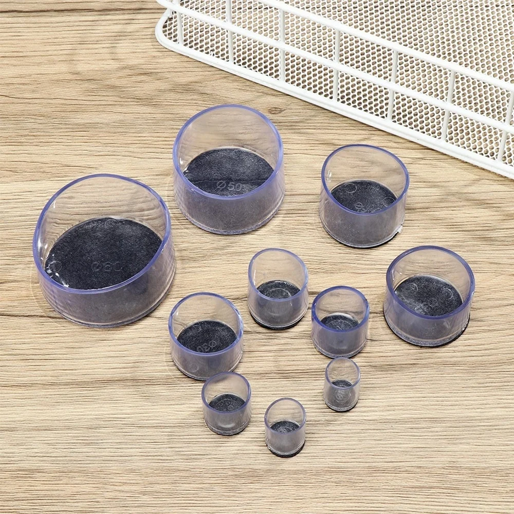 4 Bộ Bàn Ghế Chân Chân Miếng Lót Mũ PVC Tròn Và Vuông Mũ Tất Chân Bao Chống Trơn Trượt đồ Nội Thất Tầng Bảo Vệ Miếng Lót