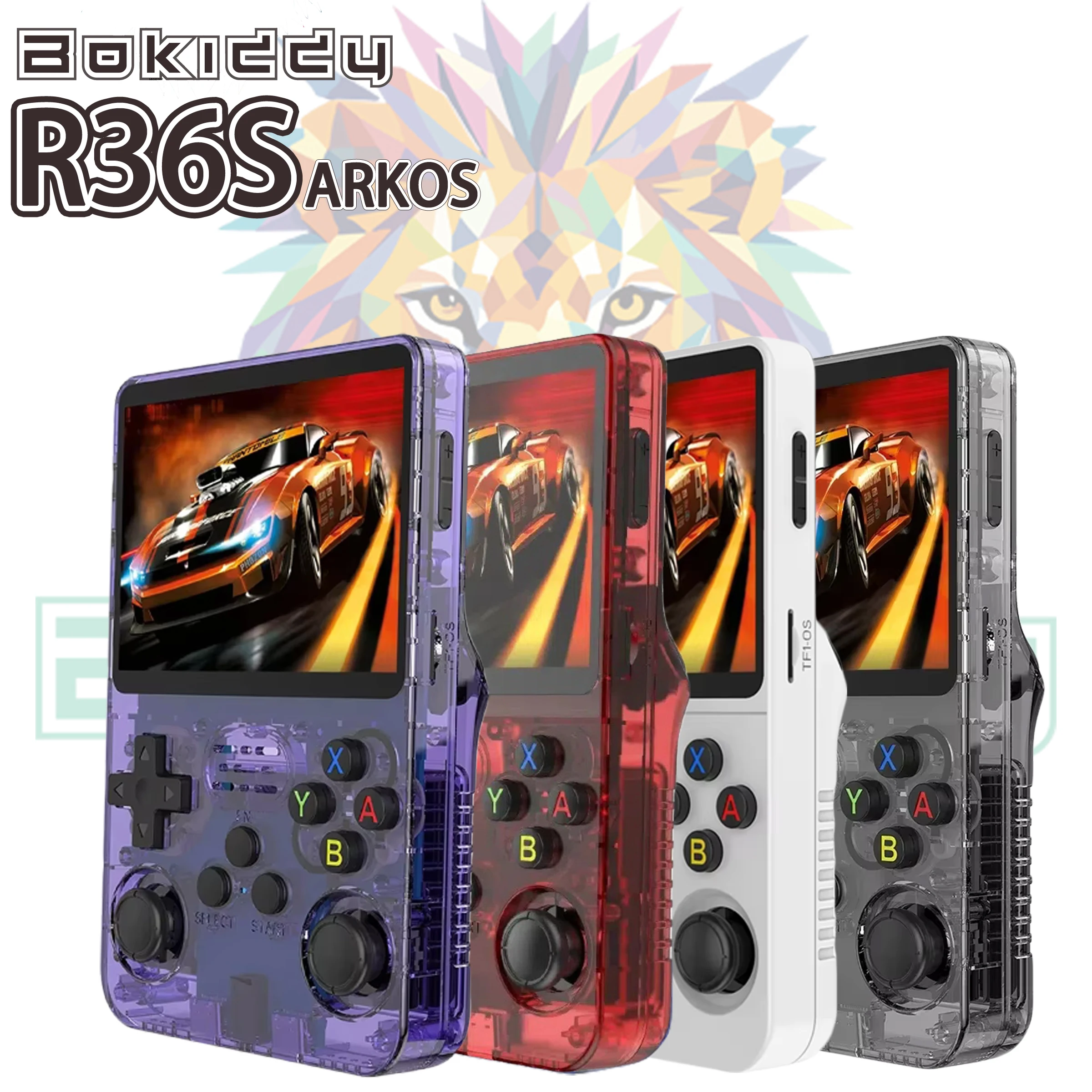 NOWOŚĆ R36S Retro przenośna konsola do gier System Linux 3,5-calowy ekran IPS Przenośny kieszonkowy odtwarzacz wideo 64 GB 128 GB Gry Prezent dla dzieci
