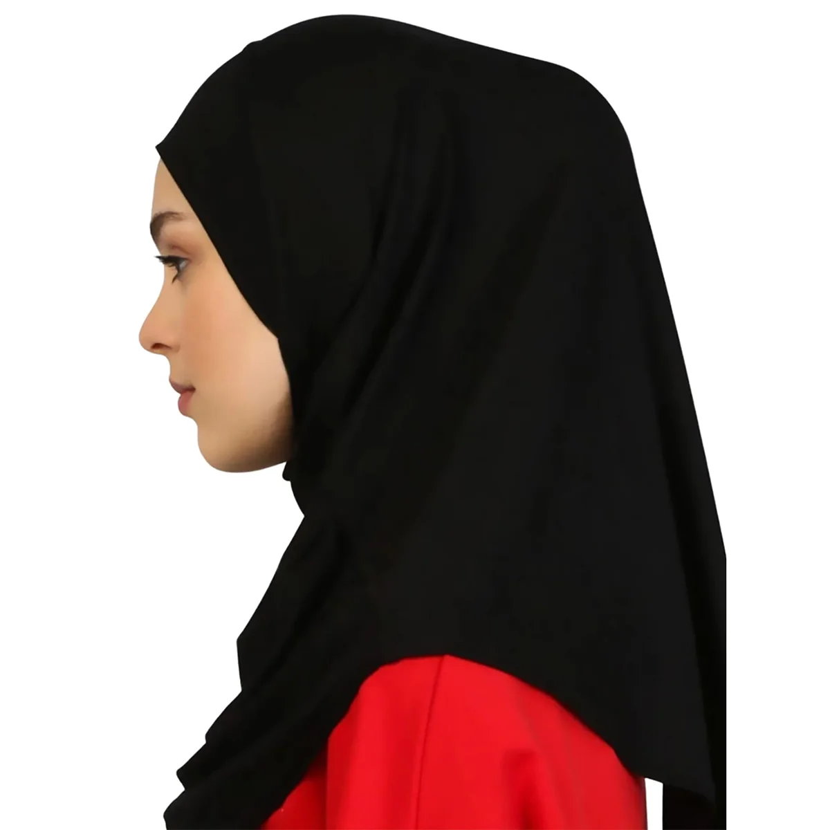 Algodão muçulmano turbante capa completa bonés islâmicos underscarf interno feminino hijab boné lenço longo xale envoltório pescoço cabeça bonnet chapéu