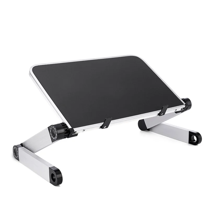 1 unidade ajustável dobrável mesa do portátil portátil para cama mesa notebook cooler ventilador suporte mesa do computador colo mesa de escritório