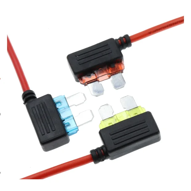 12V 24V 5A 10A 15A 20A Car Fuse Holder Additional Circuit Adaptor Mini Micro Standard Blade Fuse Simple Safety Device