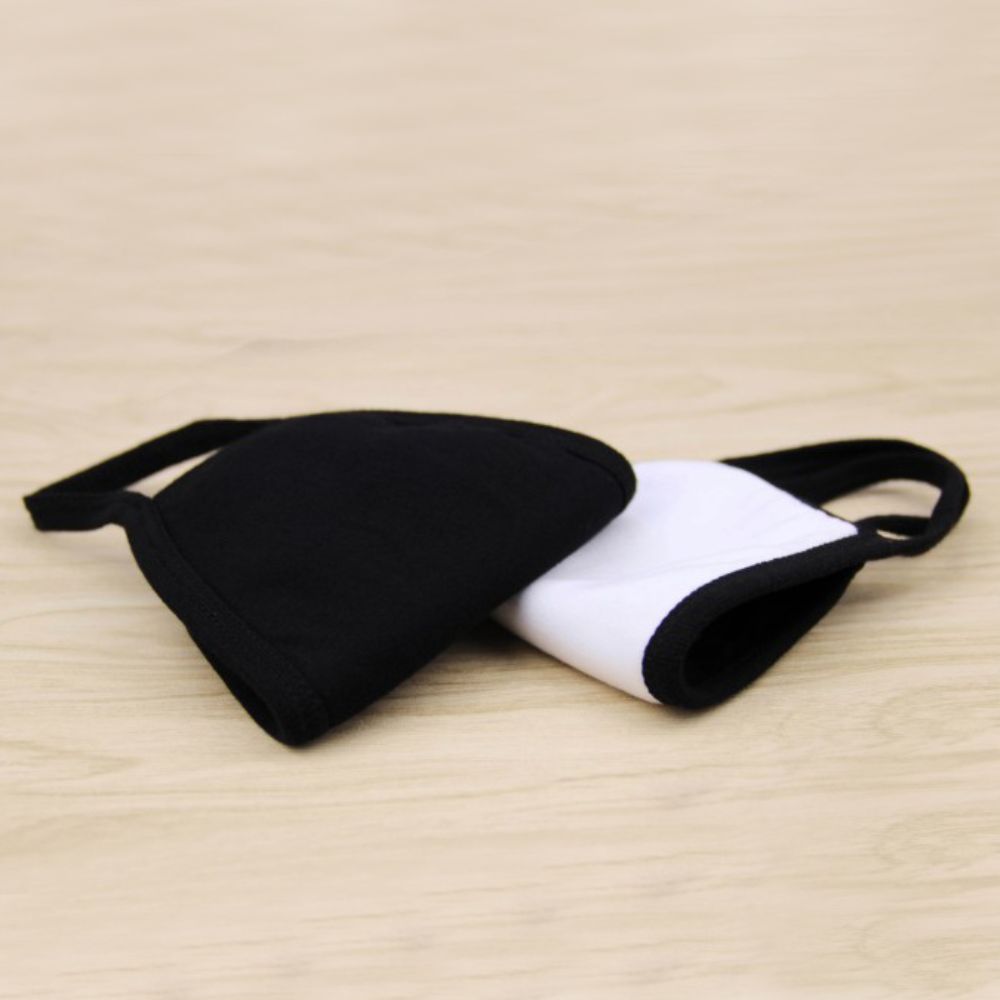 Cute Keep Warm Party Masks Half Face Cartoon Pattern Anti-Dust Mask Thickening Washable Festive Respirator