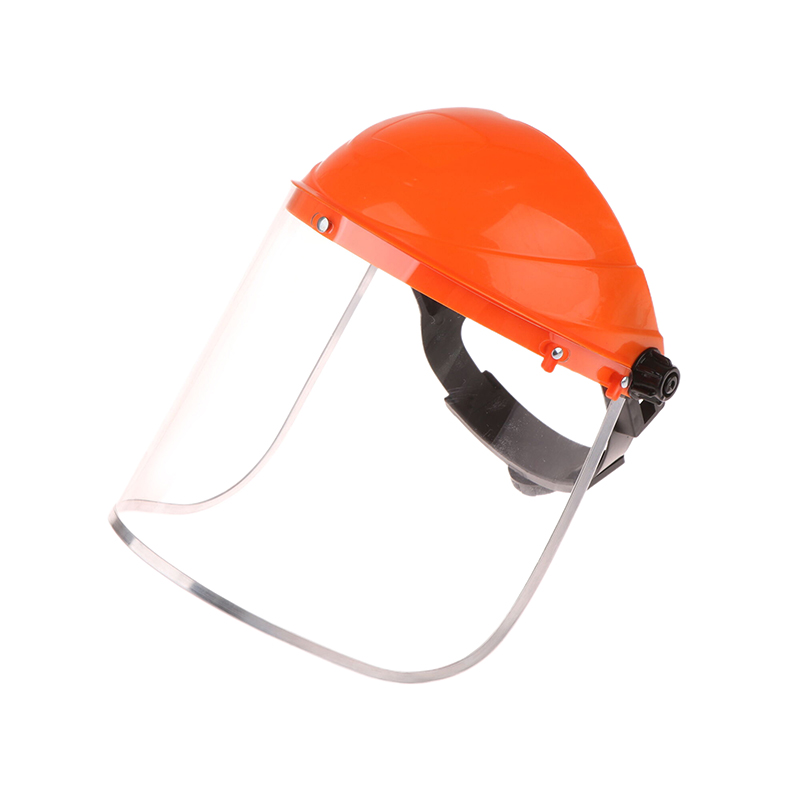 Nieuwe Transparante Full Face Shield Safety Pc Head-Mounted Eye Screen Hat Oogbescherming Gezichtsmasker Motorfiets Mondmasker Uitrustingen