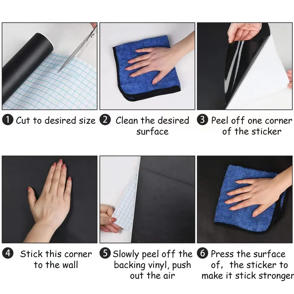 Large Black Board Sticker Large Chalkboard Wallpaper For Wall Self Adhesive Chalk Board Wall Sticker For Classroom Display