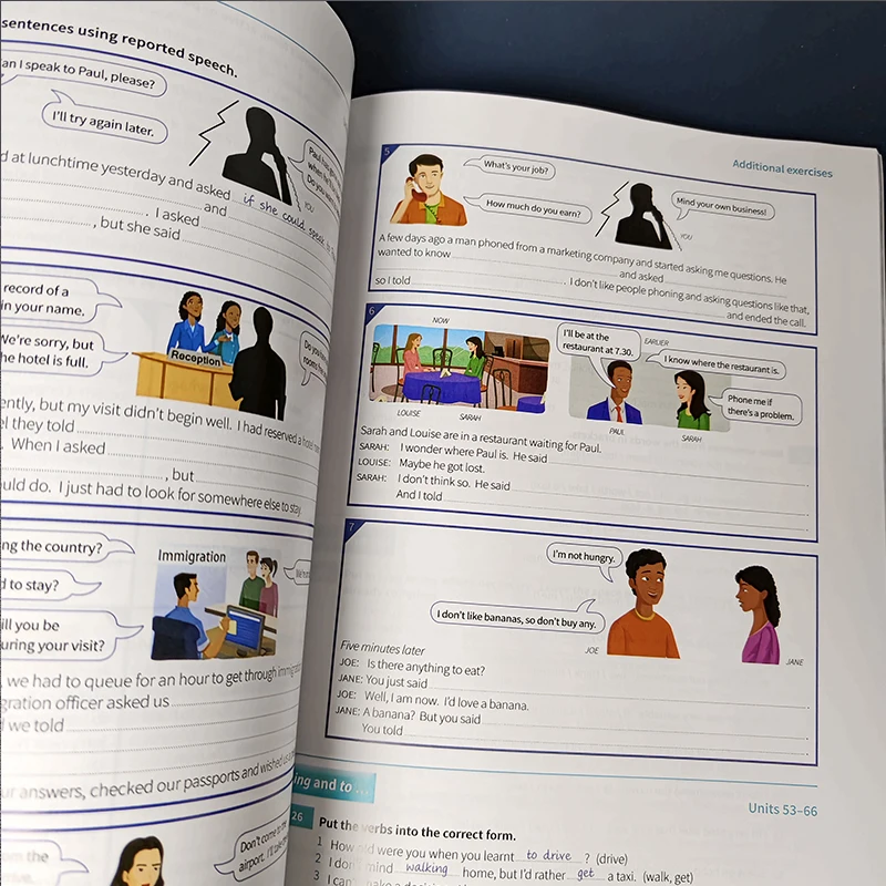 Nueva gramática primaria en inglés de Cambridge, gramática en inglés esencial avanzada en uso, libro profesional de preparación de pruebas en inglés