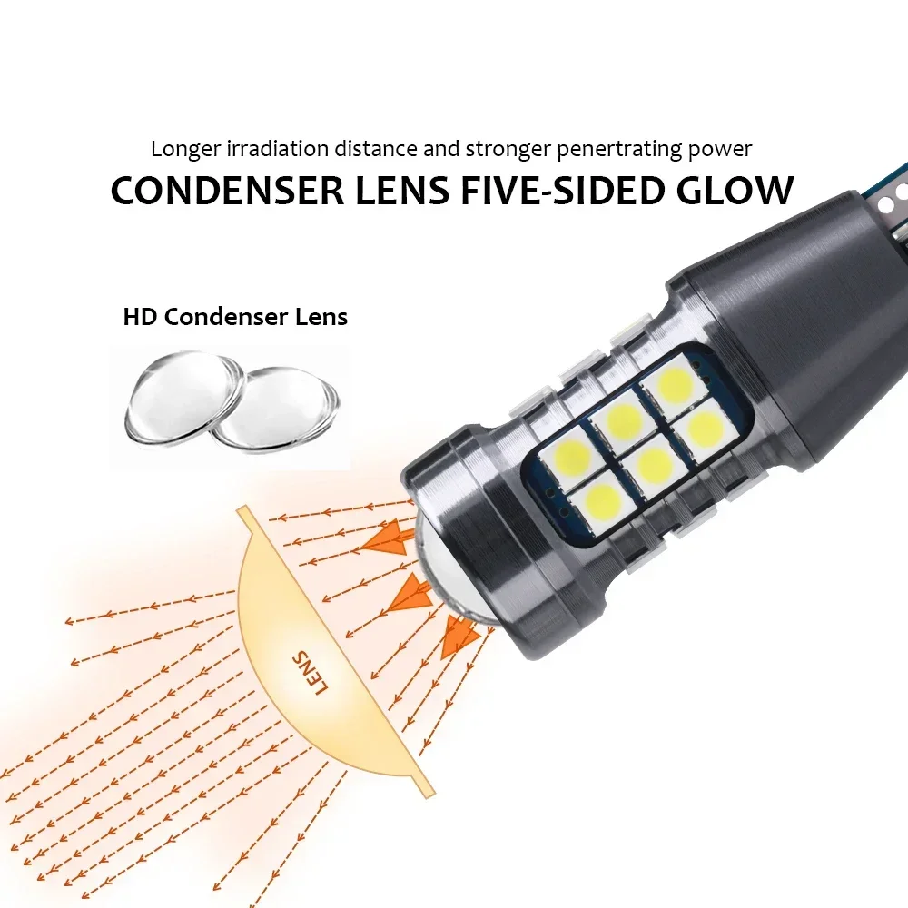 2 pçs super brilhante w16w t15 921 lâmpadas led canbus luz do carro de alta potência 3030smd sem erro para lâmpada sinal cauda luzes reserva backup