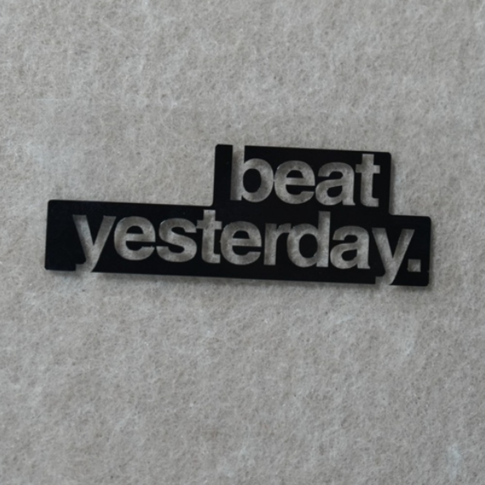 Beat ayer-pegatinas para cuadro de bicicleta de montaña, tubo superior, accesorios de decoración de moda impermeables, calcomanías de vinilo duraderas para bicicleta