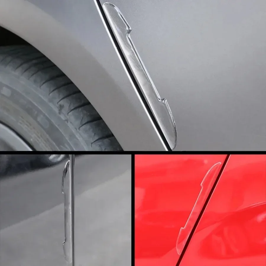 Porta do carro transparente anti-colisão protetor barra adesivos retrovisor espelho capa proteção stripside borda proteção guardas